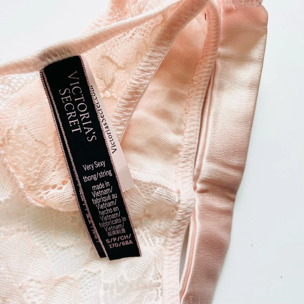 SMALL Victoria’s Secret Bridesmaid bling thong panty